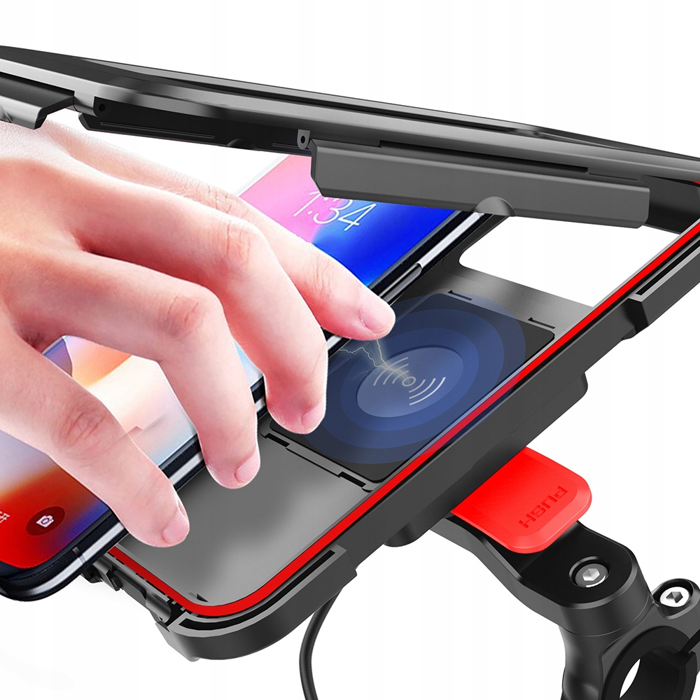 UCHWYT MOTOCYKLOWY LADOWARKA INDUKCYJNA QI ROWER Weight with packaging 0 353 kg