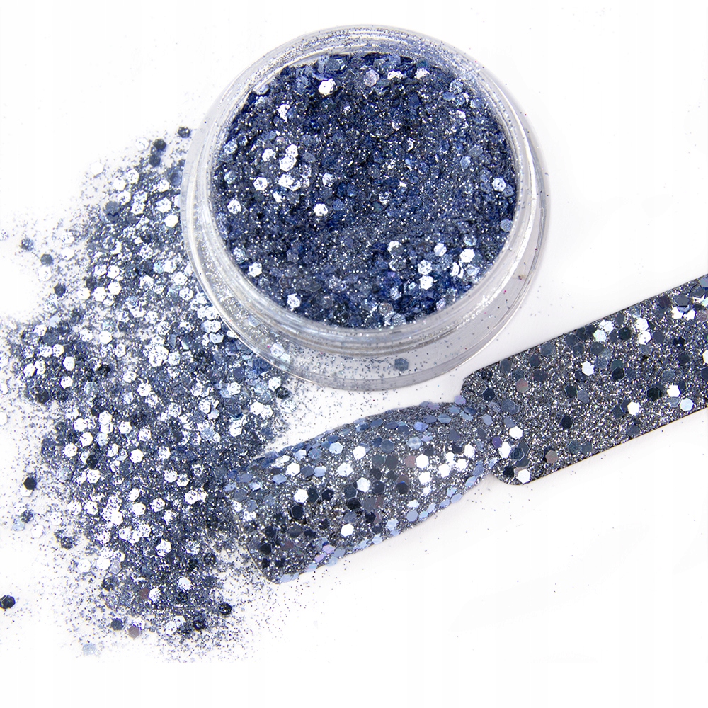 PYŁEK DO PAZNOKCI ELEGANCE EFFECT BROKAT OZDOBA 16