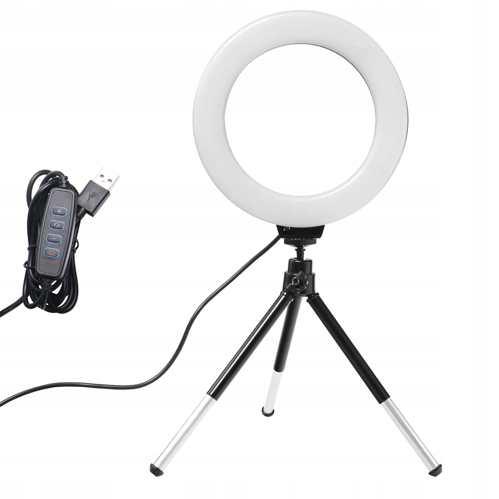 LAMPA PIERŚCIENIOWA RING DO SELFIE TRIPOD LED MAKIJAŻ DO ZDJEĆ + STATYW Kod producenta SDH1023