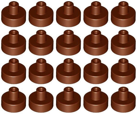 

Lego 20482 Tile 1x1 brązowy Nowy (5g) 20 szt