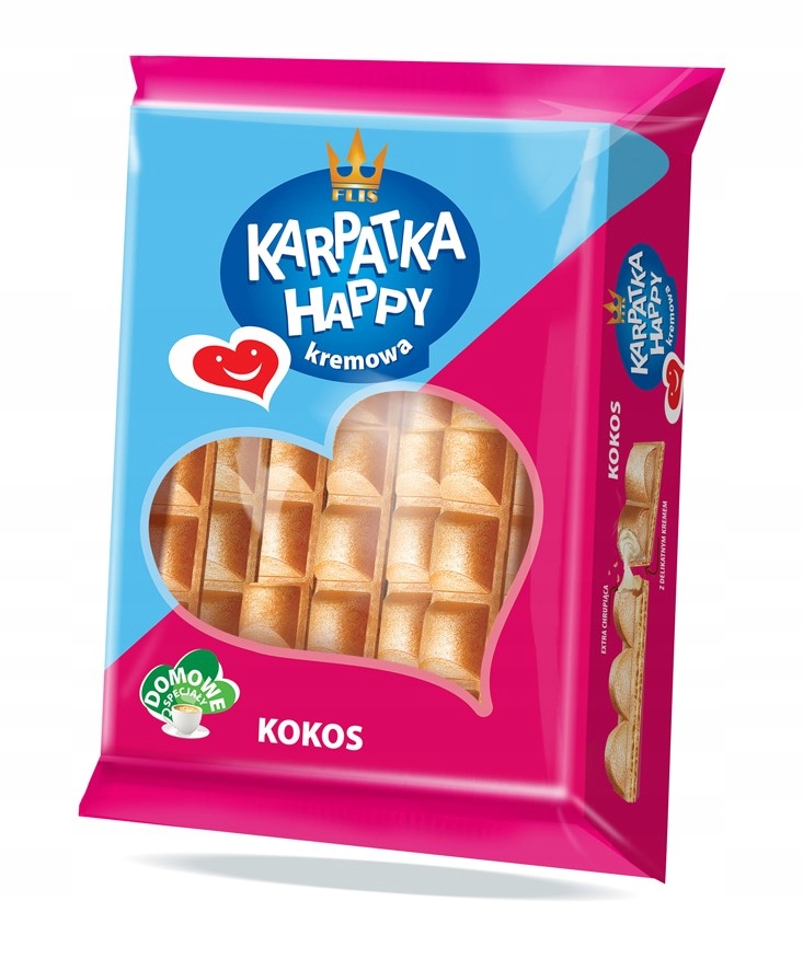 Levně 4x Flis krémová karpatka s kokosovou příchutí 500 g