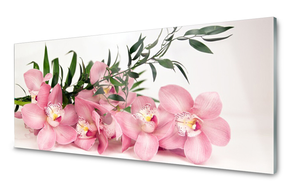 

Panel szklany do kuchni Storczyk Kwiaty Spa 125x50