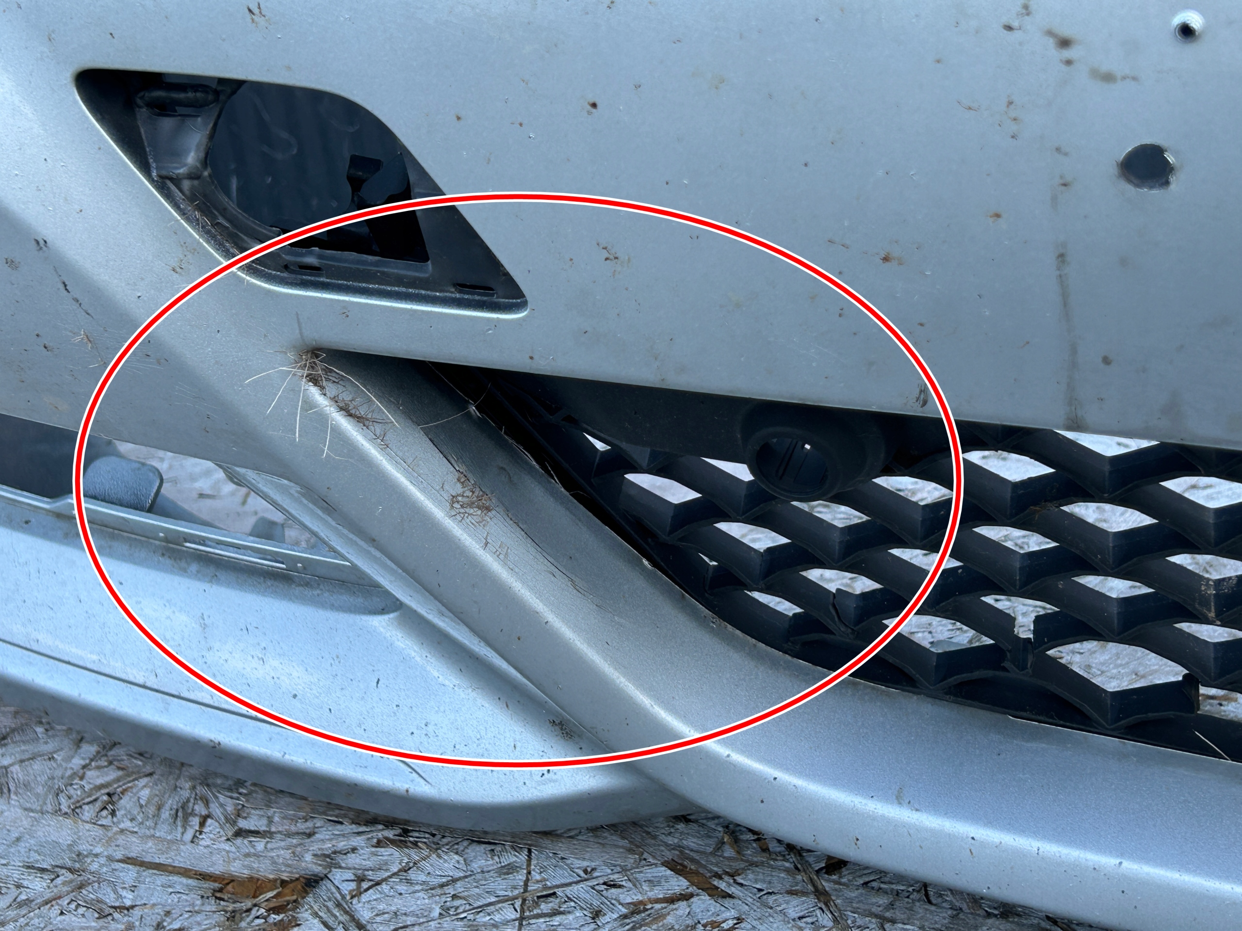 bumper front front MERCEDES C-KLASA 204 LIFT PDC