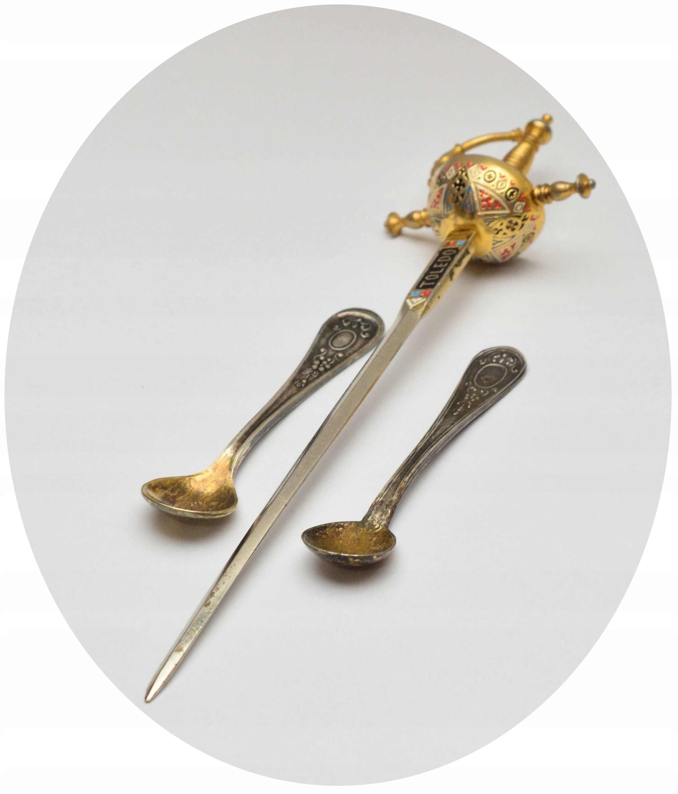 1.gp.ZEST., MAŁE ŁYŻECZKI SZT.2 + NOŻYK DO KOPERT 'TOLEDO'