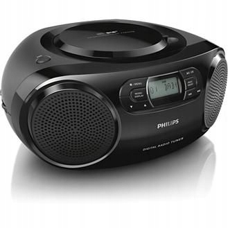Přenosný CD přehrávač Philips Azb500 černý, AZB500/12