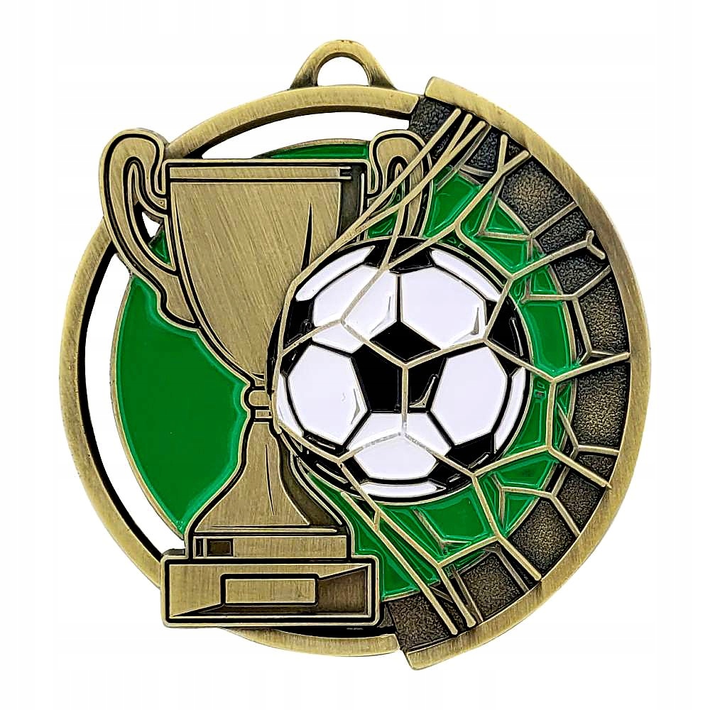

Duży odlewany Medal 3D Piłkarski M99. Grawer!