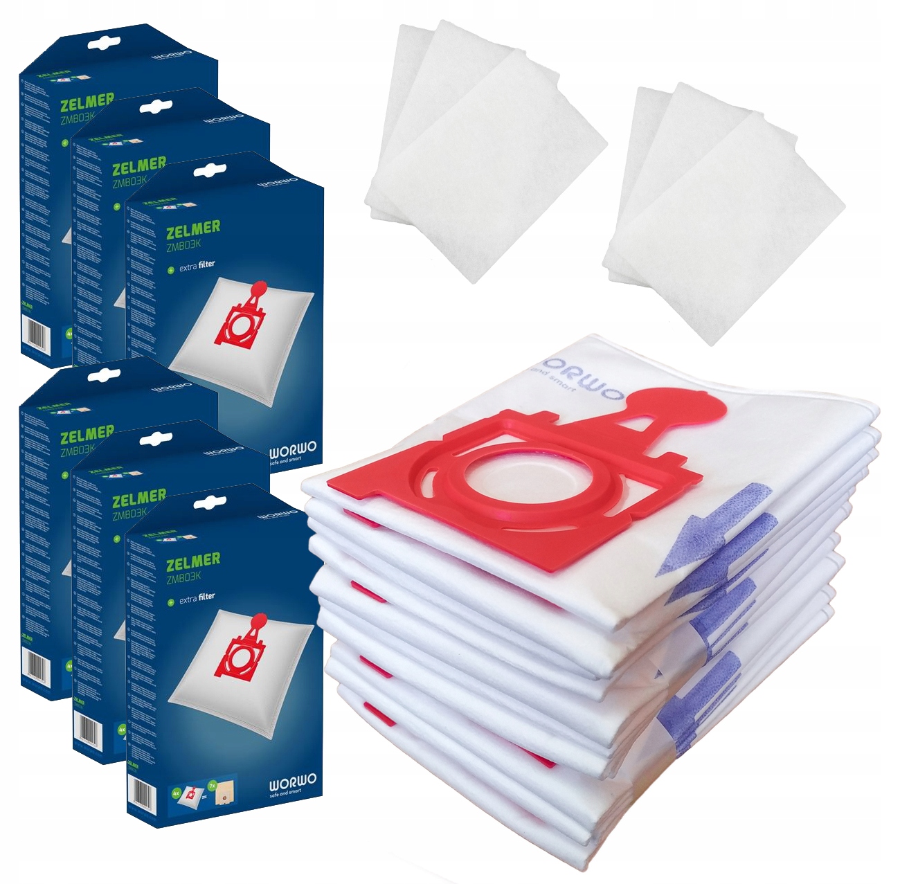 

24x Worki Odkurzacza Zelmer Jupiter ZVC425HT