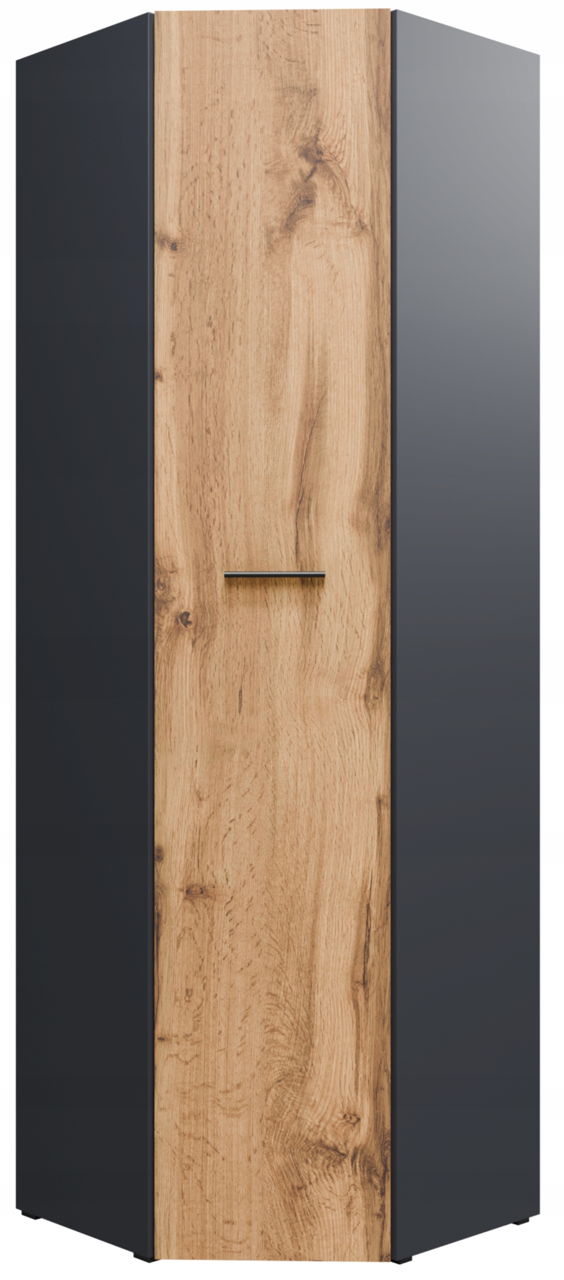 Skříň CR3-GLOS 64x64 grafit-wotan šatník na oblečení tyč regál