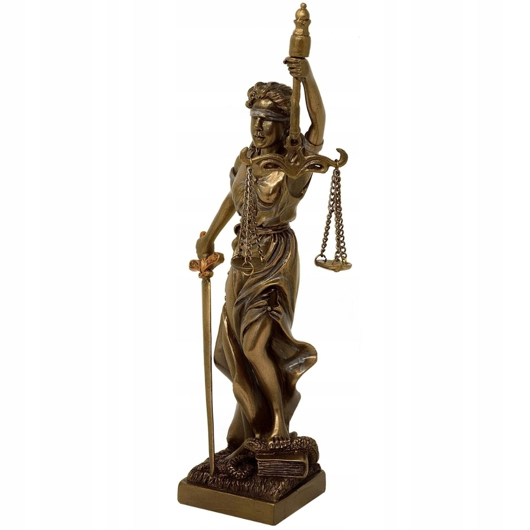 Figurka Temida Bohyňa spravodlivosti 20 cm Dekorácia Darček pre právnika
