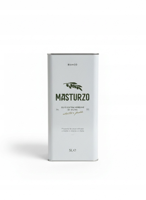 Levně Italský olej Extra Vergine Masturzo Bianco 5L Puszka Gastro Restaurace