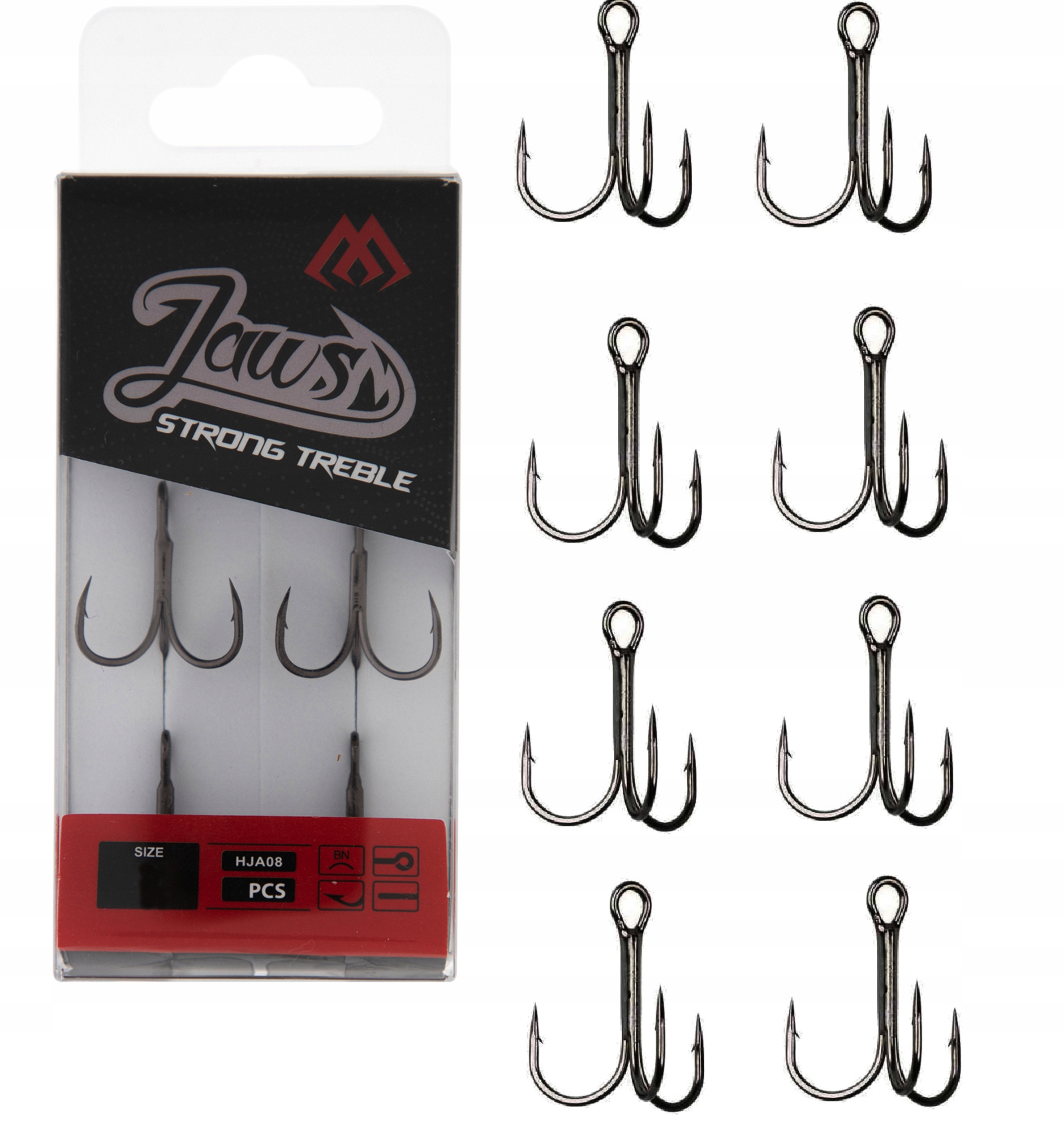 Kotwica Jaws Strong Spinning Żywiec Trzyramienna nr.1/0 {6szt}