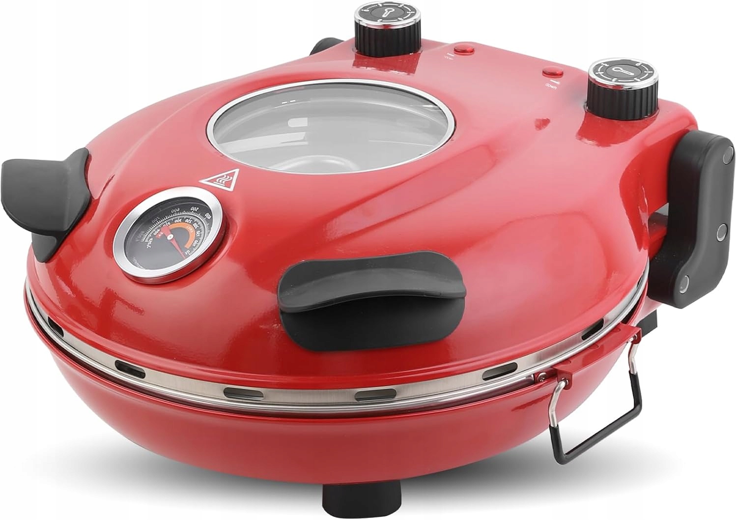 Kamna 31 CM 1200 W Keramický Kámen Okno Teploměr