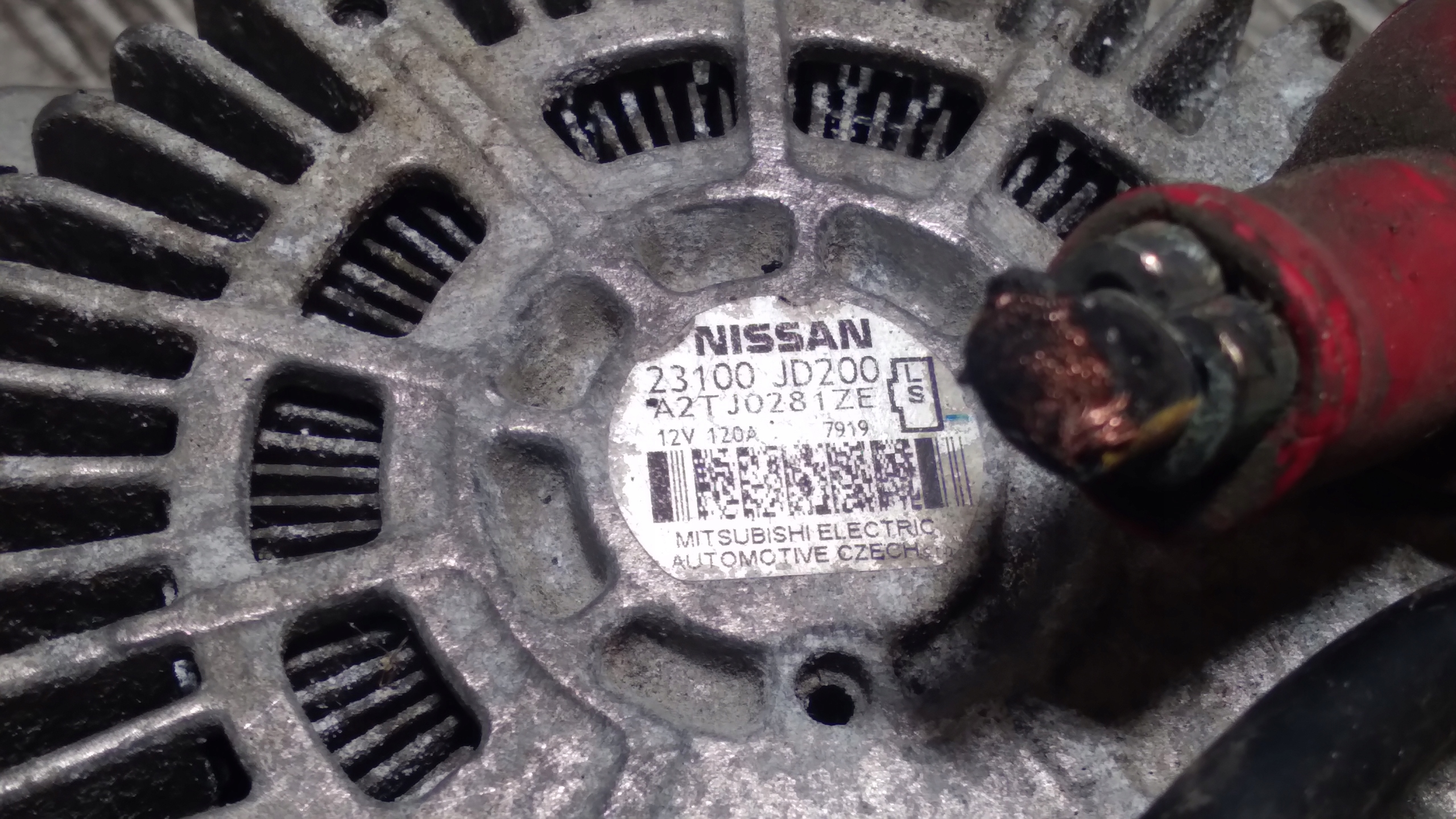 ALTERNATOR NISSAN QASHQAI 23100JD200
