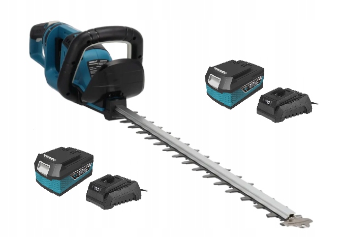 Akumulátorové nůžky na živý plot Dedra 2x4AH Sada Sas+all DED7192V 60cm