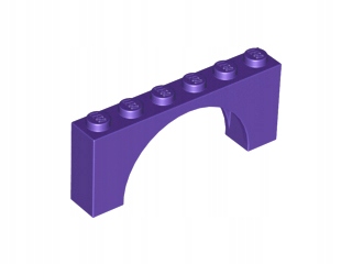 

Lego 15254 Łuk Mostek 1x6x2 fioletowy Nowy (2g)