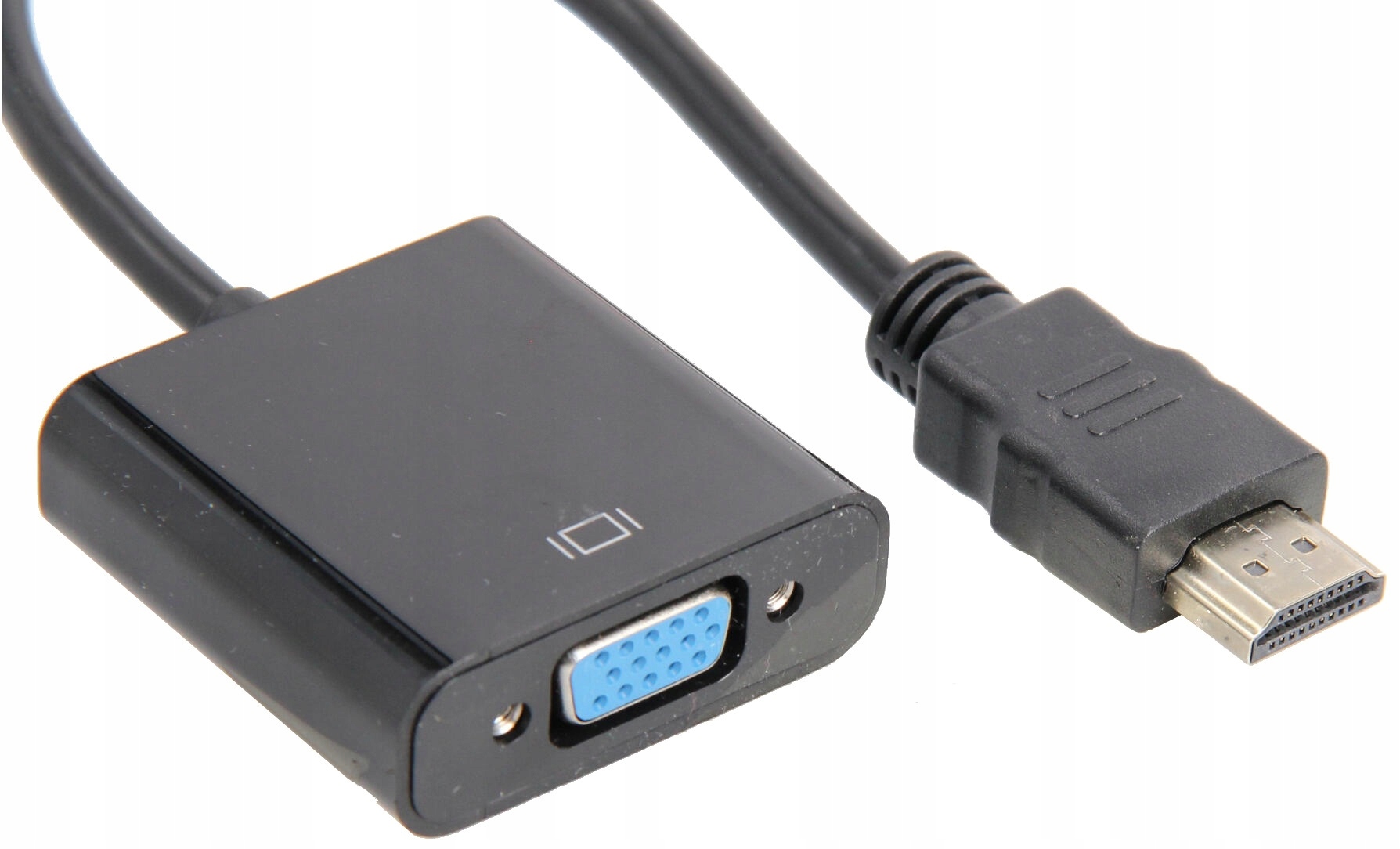 Adapter HDMI do VGA Przejściówka VIDEO HDMI VGA