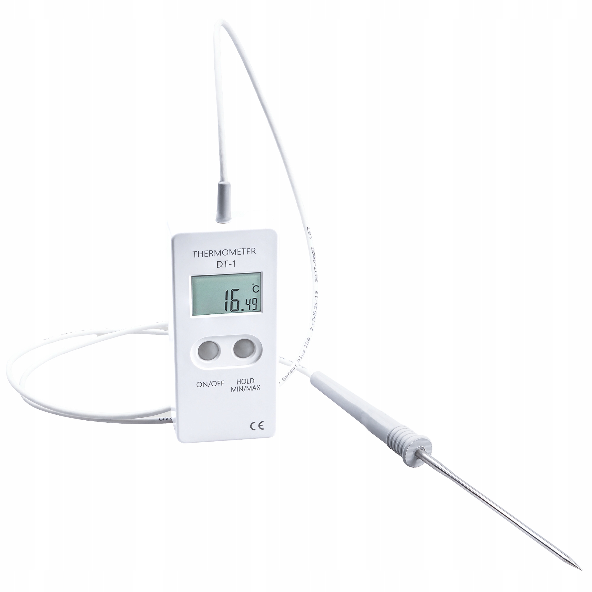Profesionální průmyslový teploměr se sondou DT-1 pro potravinářský průmysl