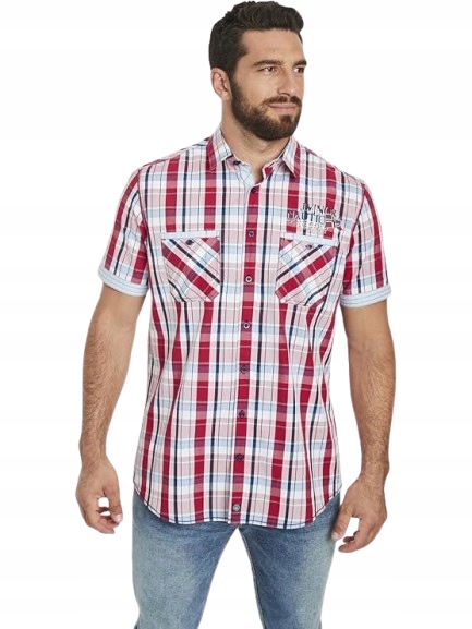 Jan Vanderstorm Pánská Košile Kostkovaná Bavlna 45/46 J2B