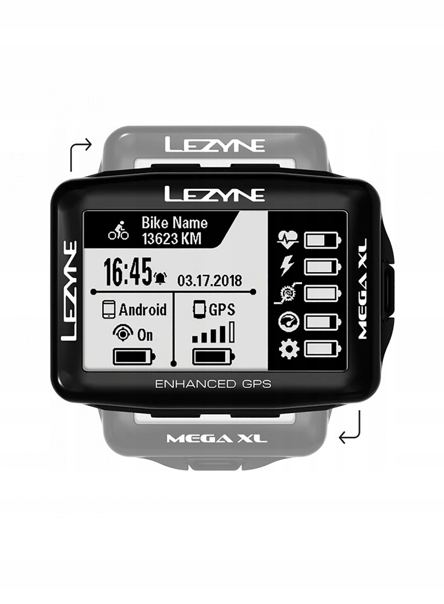 Lezyne XL Gps Smart Loaded Cyklopočítač