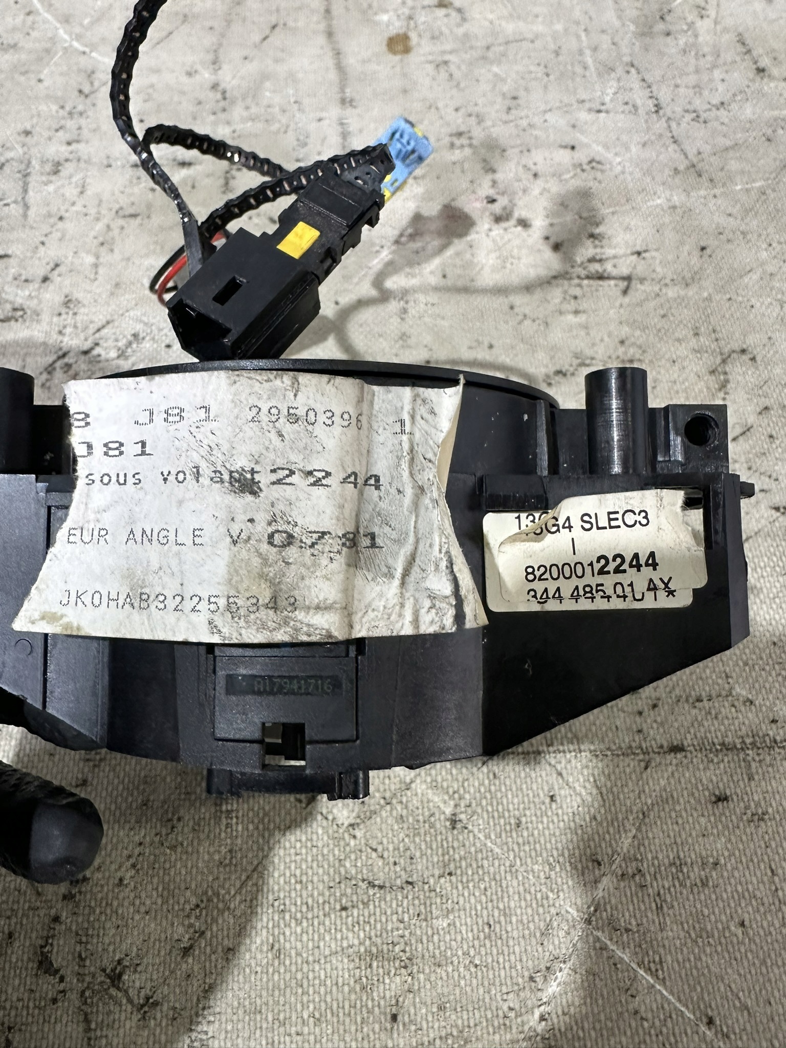 Commodo essuie glace RENAULT ESPACE 8200012244