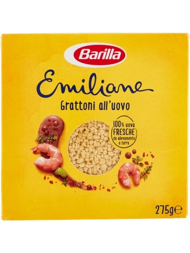 Levně 6 x Těstoviny Emiliane Grattoni uovo 275 g Barilla zrnka