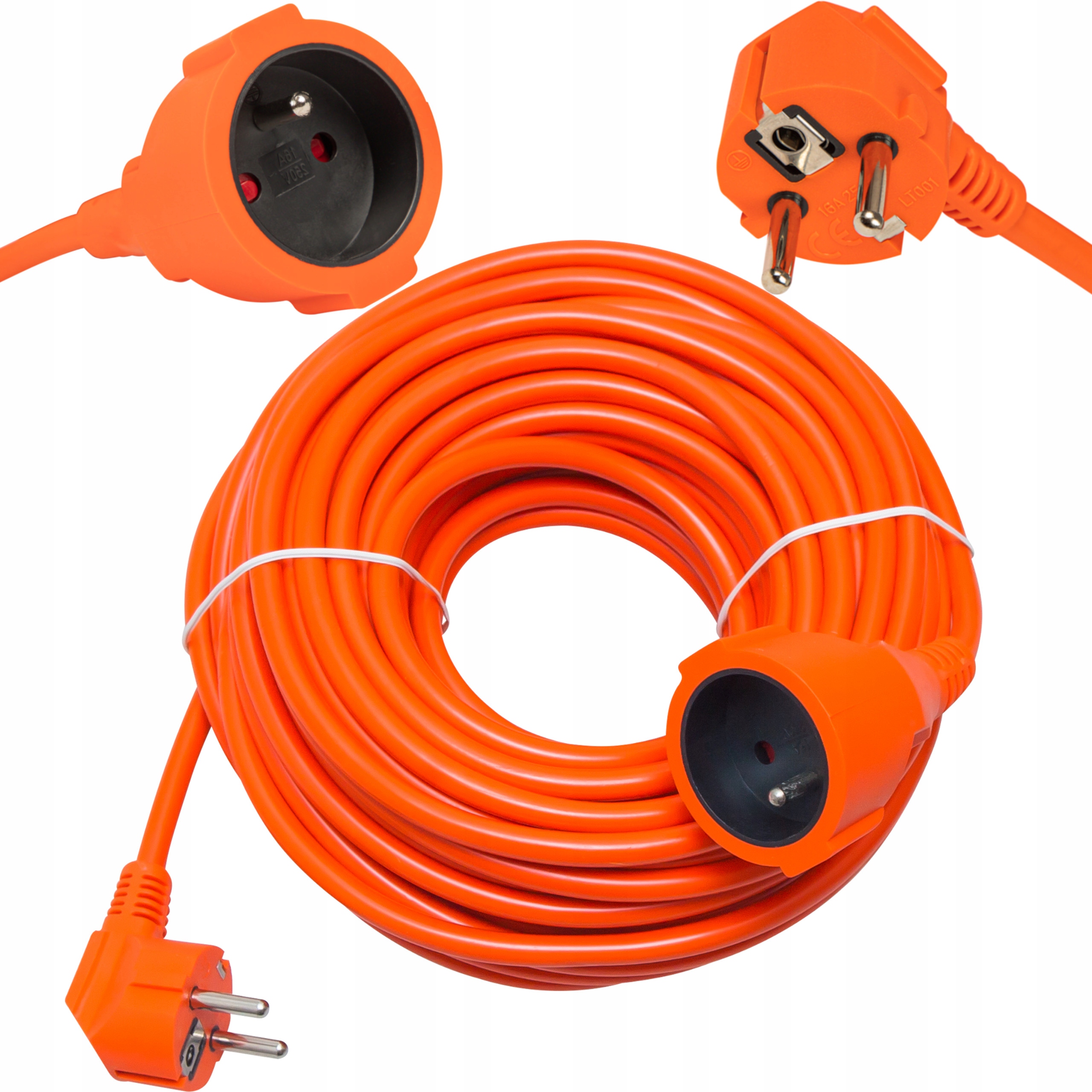 

Przedłużacz Ogrodowy Budowlany Gruby 3x1,5mm 20m