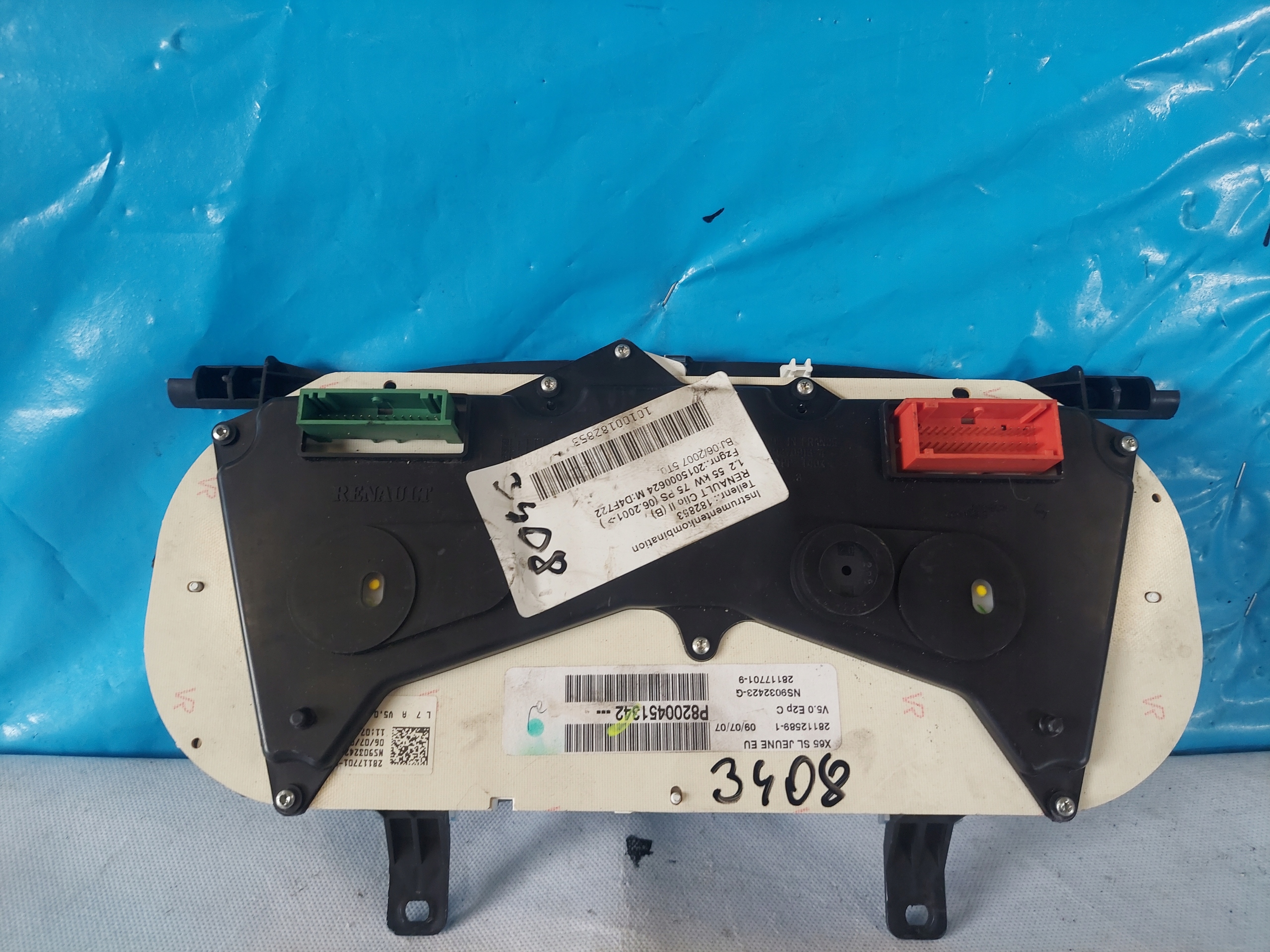 dials clock CLIO II 1.2 B P8200451342