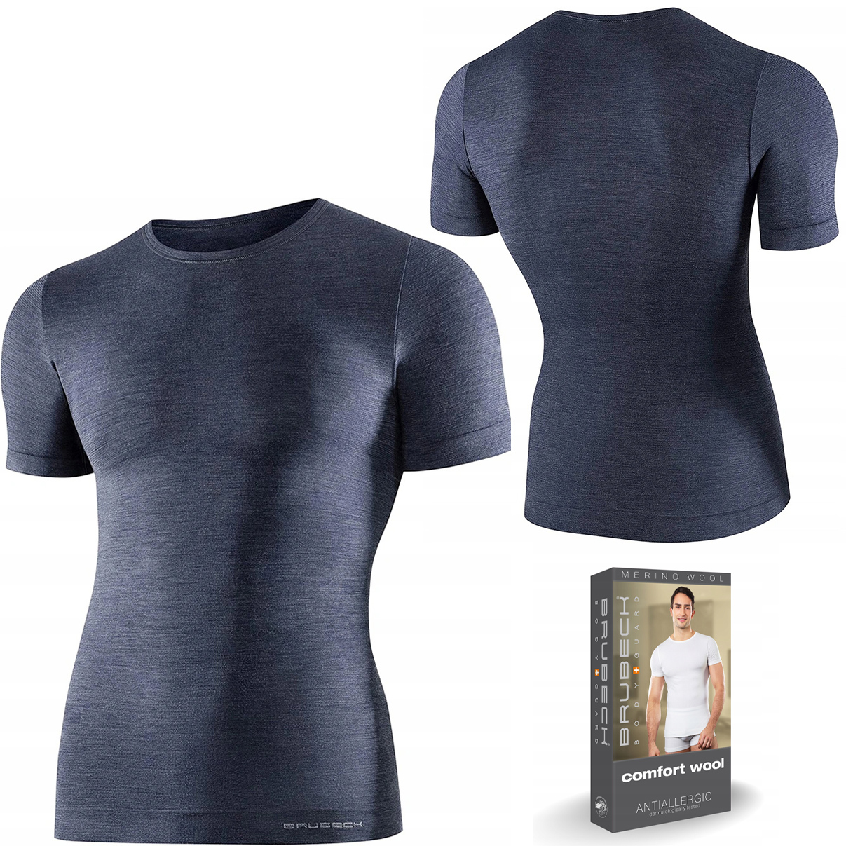 Pánské termo vlněné Tričko Brubeck Merino XXL