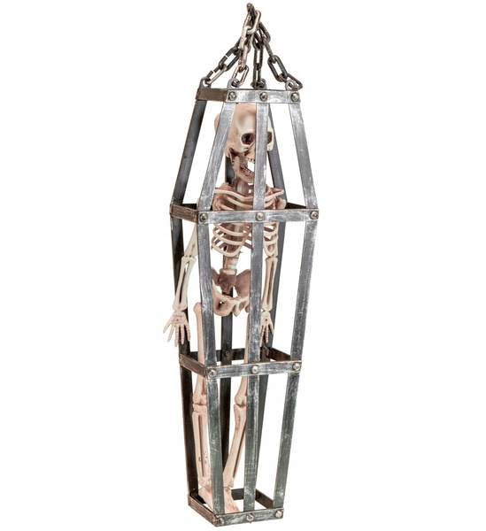 Závěsný Kostlivec Kostra Kostucha 43 CM Halloweenská Dekorace