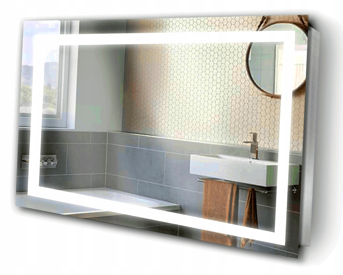

Lustro 120x90 Łazienkowe Led Podświetlane