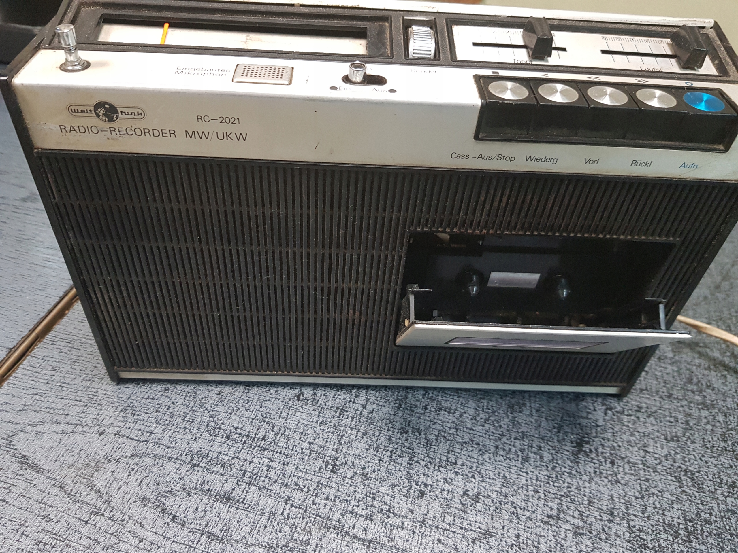 Weltfunk radiomagnetofon RC-2021