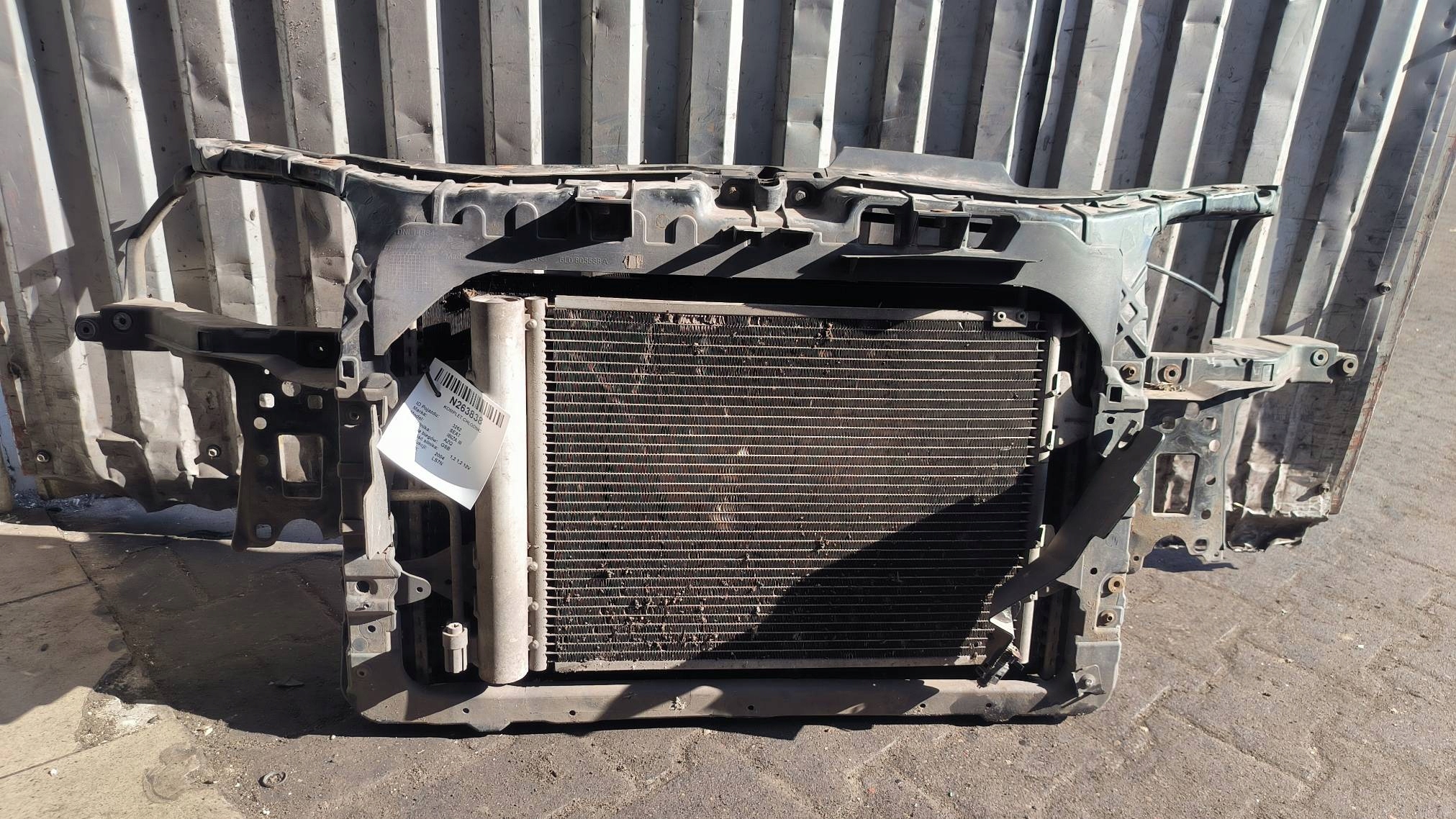 support panel for radiators radiator 1.2 SEAT IBIZA III