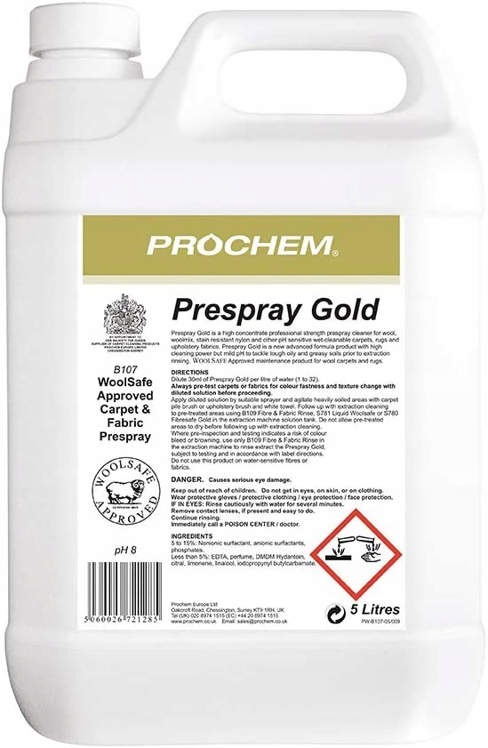 

Prochem Prespray Gold B107 pre-spray do wełny PR4