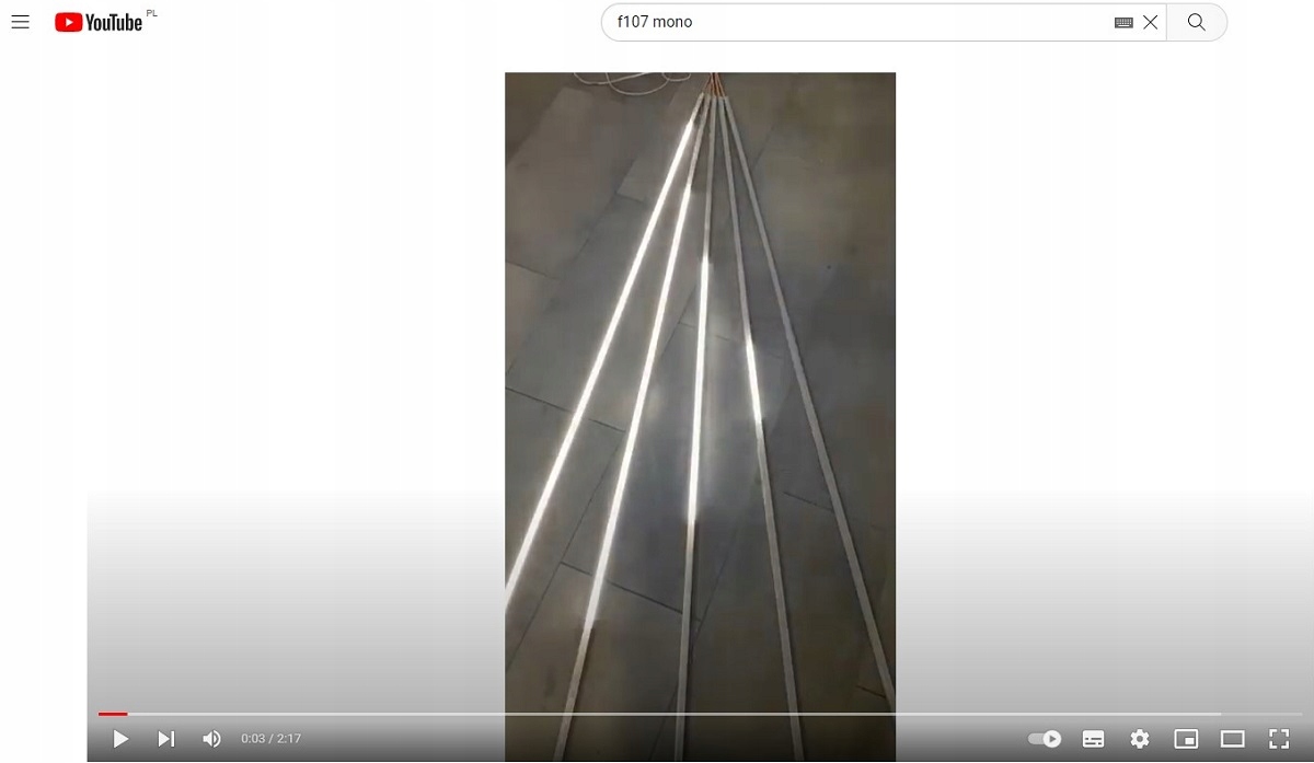 Zestaw korytarzowy 5m F107 MONO 12V Ws2811 Moc 14.4 W