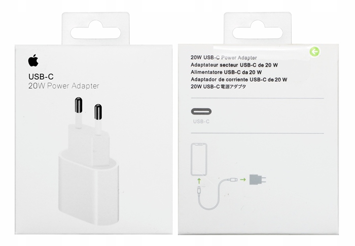 SZYBKA ŁADOWARKA 20 W USB typ C FAST APPLE IPHONE 8 X 11 12 13 14 15 I INNE Stan opakowania oryginalne