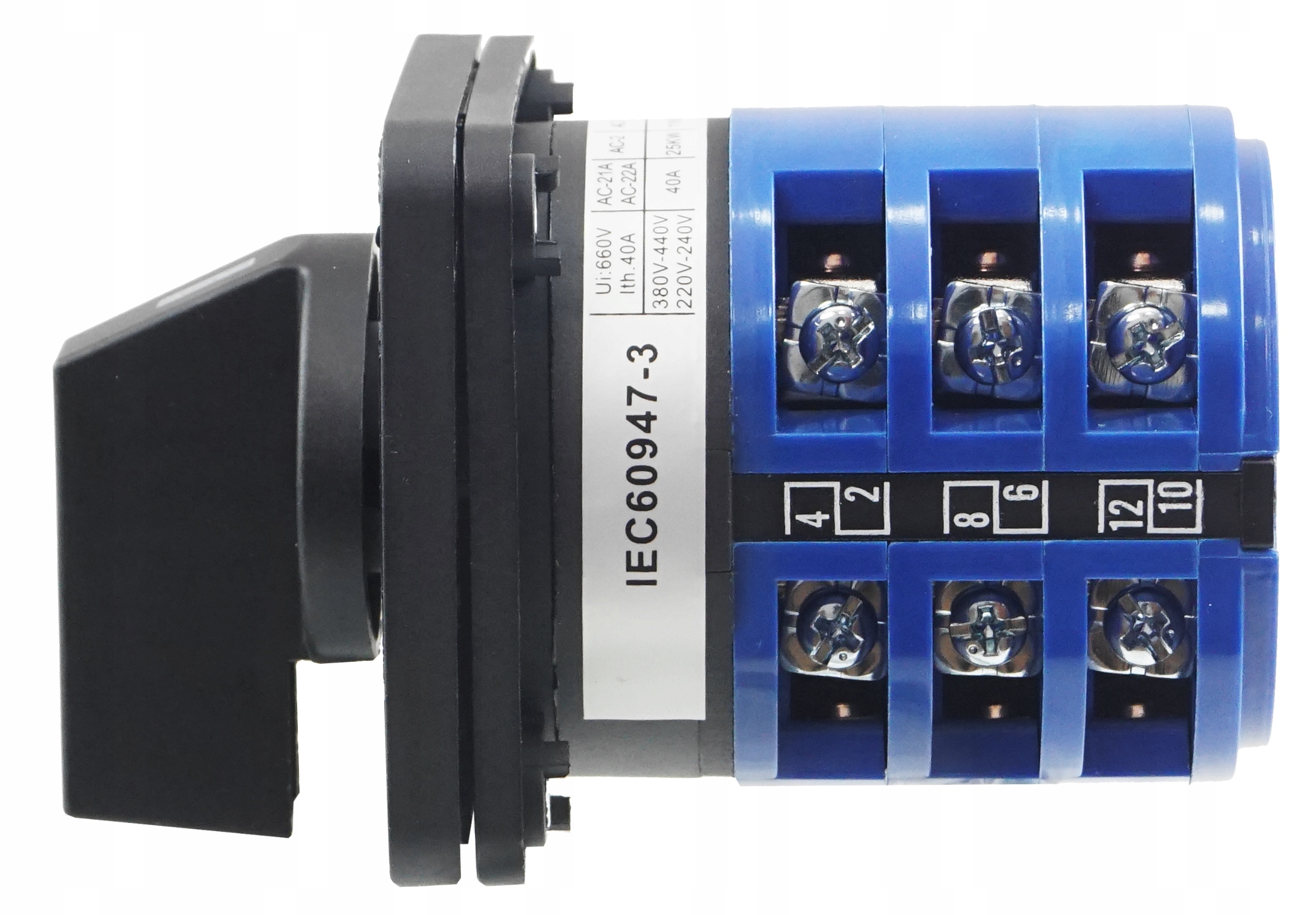 ŁĄCZNIK TABLICOWY 40A 3F 1-0-2 SIEĆ AGREGAT IP65 EAN (GTIN) 5900378902508