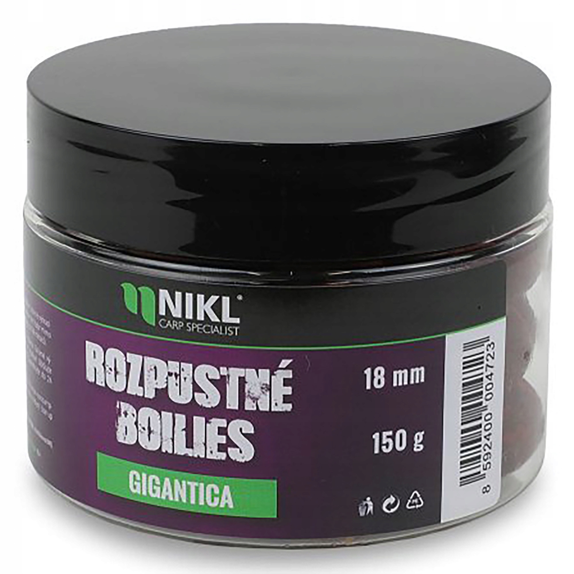 Boilies Kulki Rozpuszczalne 14mm 150g Karp Karel Nikl
