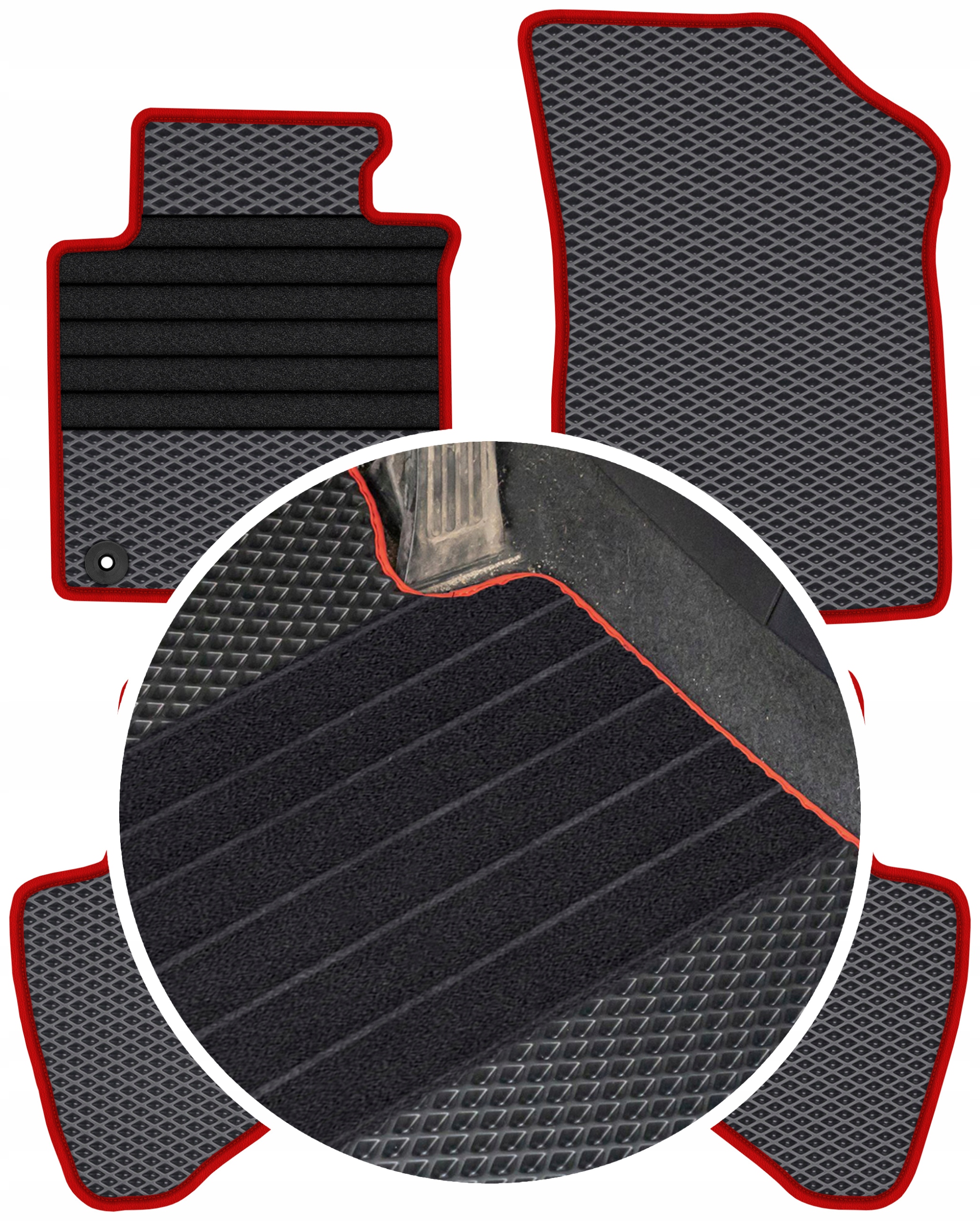 Toyota Aygo I 2010-2014 Gumové rohože do auta Eva Eternity