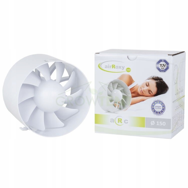 Axiální a kanálový ventilátor airRoxy 150 mm 257 m3