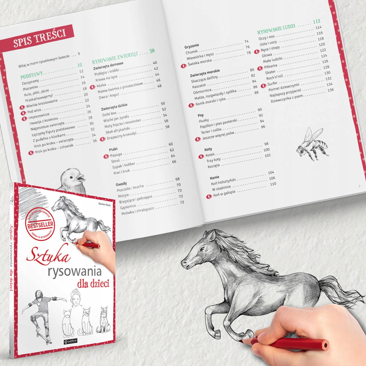 Łatwe Proste RYSOWANIE Sztuka rysowania DLA DZIECI ISBN 9788327126573