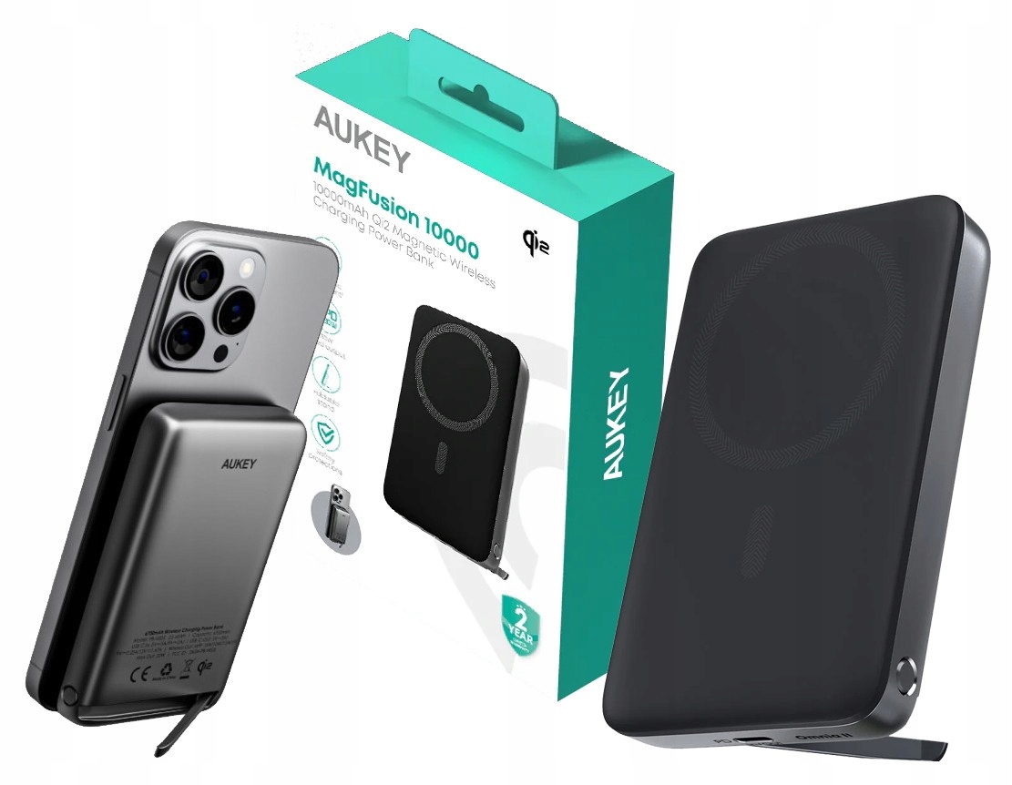 Aukey PB-MS06 Qi2 MagSafe PowerBank 10000 mAh 30W Pd