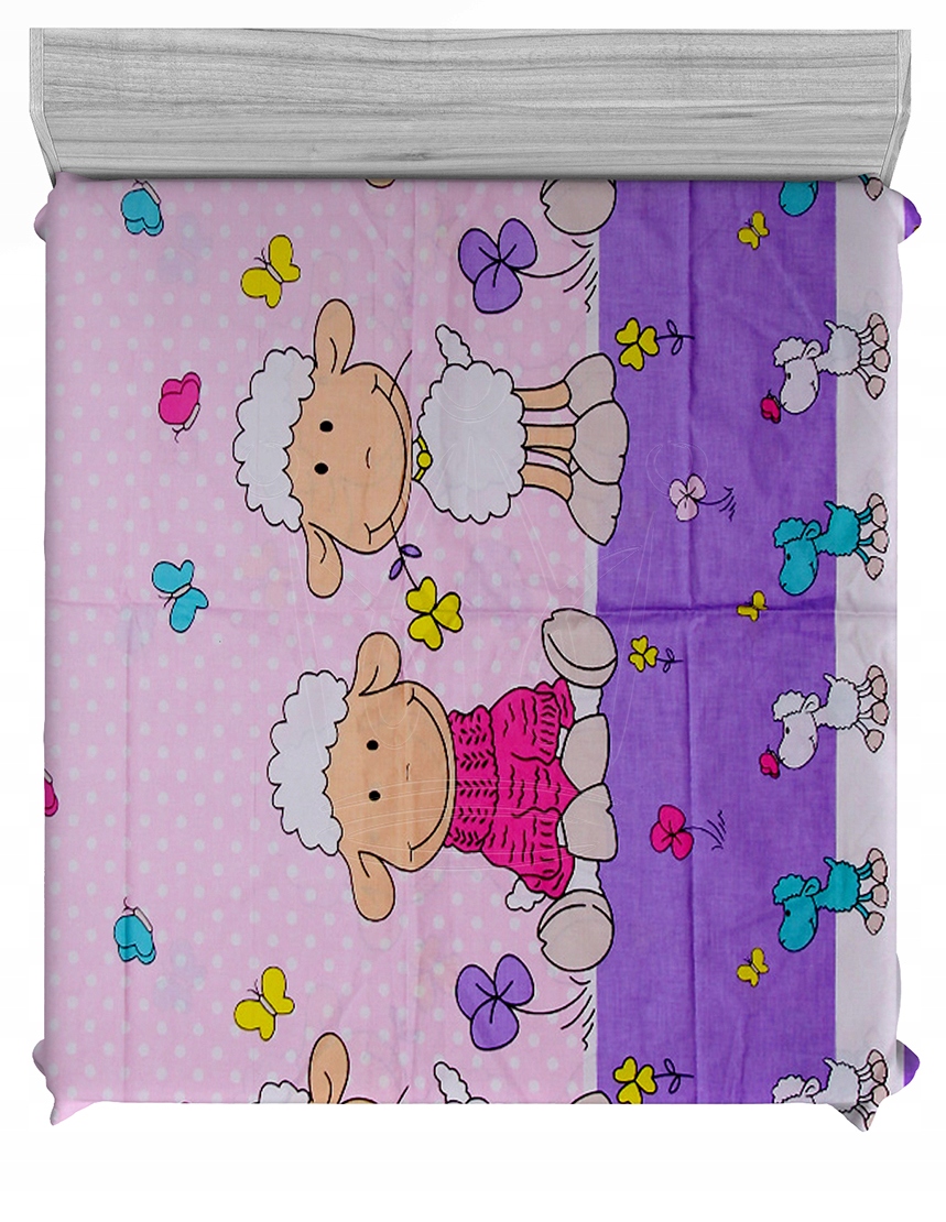 

Prześcieradło 90x200 cm bez gumki 100% Bawełna