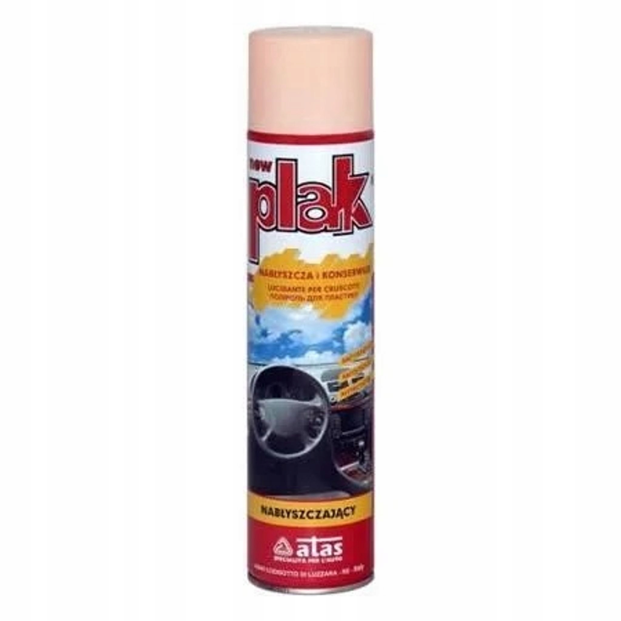 Preparat do Kokpitu Plak Nabłyszcza i Konserwuje Brzoskwinia 600ml