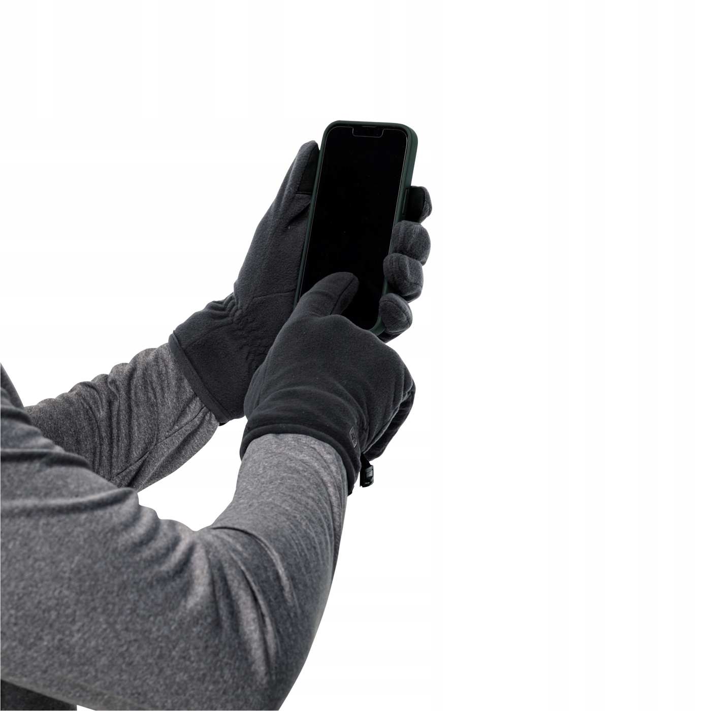 RĘKAWICE POLAROWE JACK WOLFSKIN REAL STUFF GLOVE 1 Kolor czarny