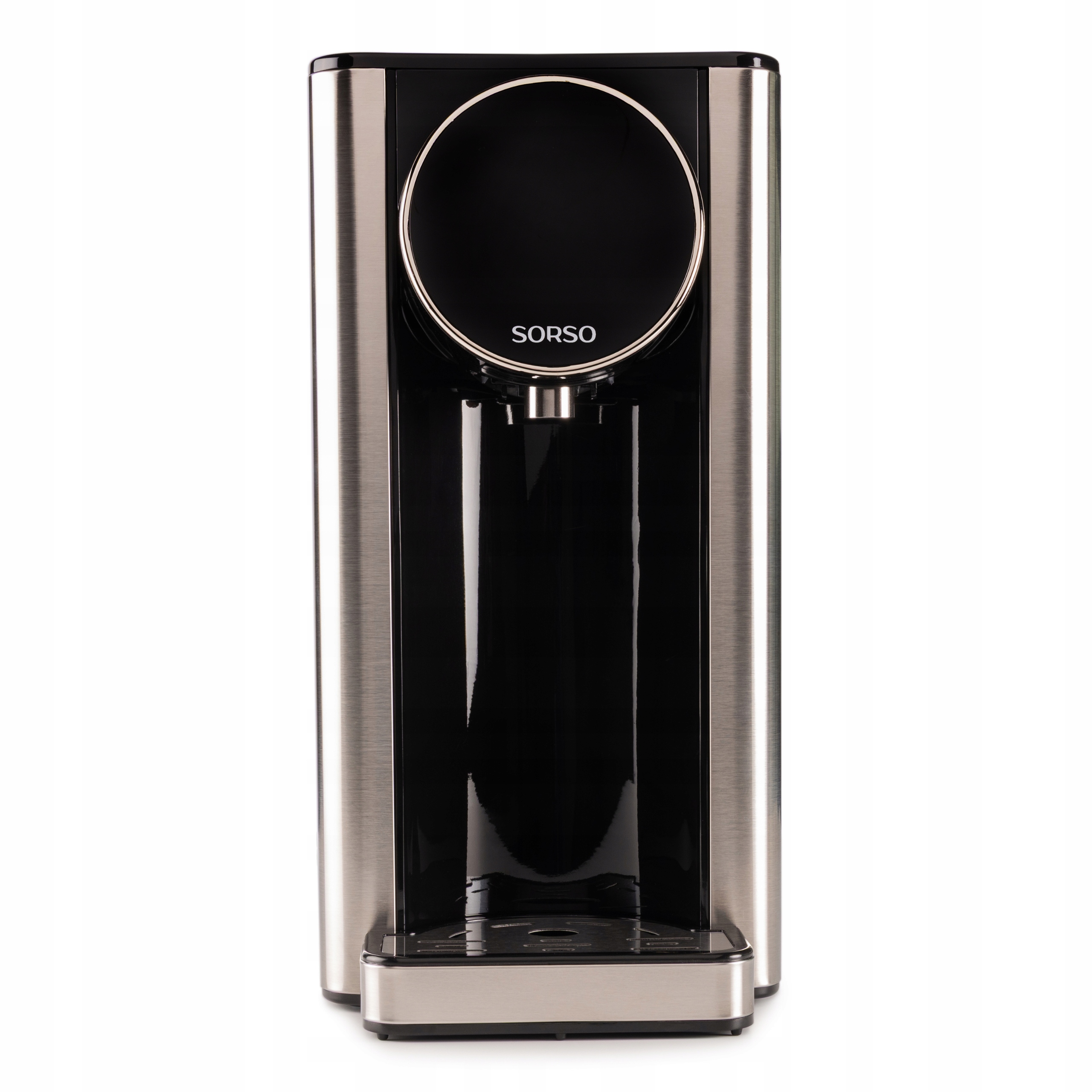 Dávkovač horké vody Sorso Flow – 2.7 l, 2600 W, černý/stříbrný