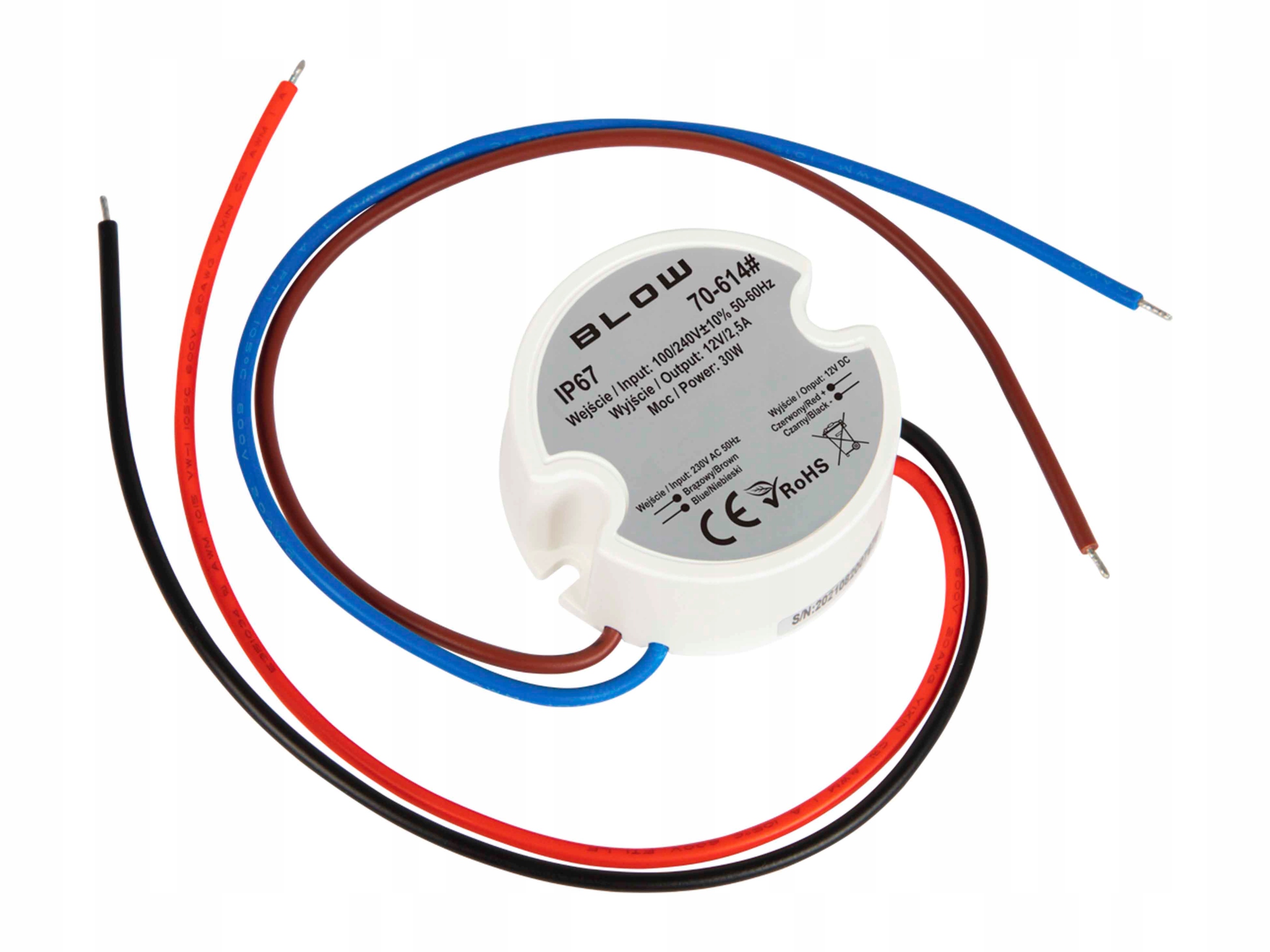 LightingWill Alimentatore 12V 2.5A 30W IP67 Trasformatore 220V 12V Impermeabile Con Spina Convertitore AC 220V A DC 12V Trasformatore Per Strisce Lampade E Proiettori