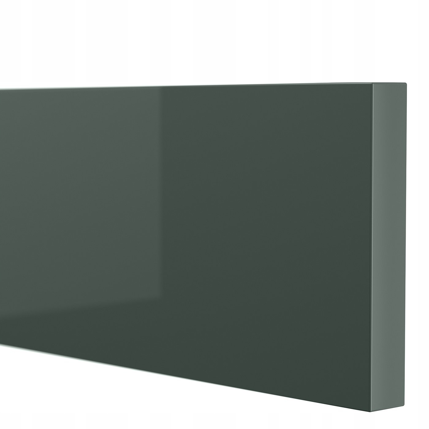 Kallarp Přední část zásuvky lesk tmavě šedozelená 40x10 cm