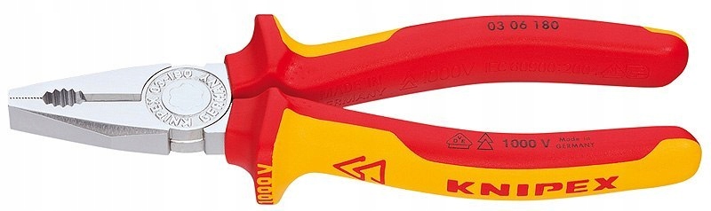 

Knipex Szczypce uniwersalne 160mm 1000V 03 06 160