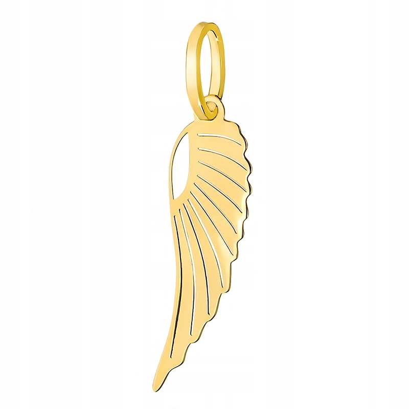 Krásný Zlatý Přívěsek pr. 585 Křídlo Wing 14k
