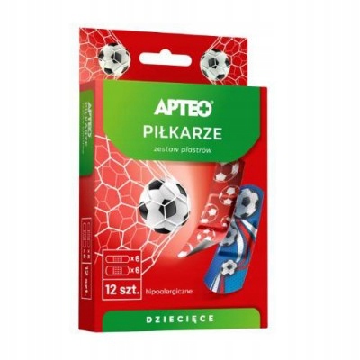 

Apteo Plastry dla dzieci piłkarze, 12 sztuk